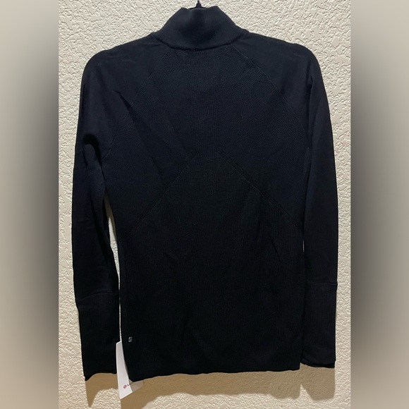 NWT Lululemon Time To Thrive Sweater Jacket in Black Size 8 - Picture 15 of 15